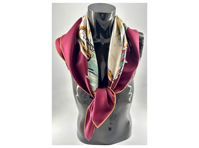Burberry Seidentuch Tower Bridge Edition Mehrfarben - Ansicht 11