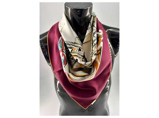 Burberry Seidentuch Tower Bridge Edition Mehrfarben - Ansicht 9