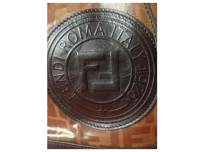 Borsa a secchiello Fendi Mon Tresor monogramma FF Marrone - vista 2