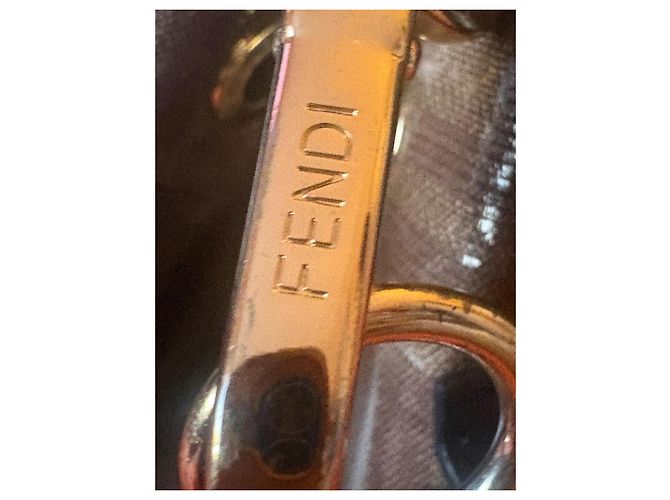Borsa a secchiello Fendi Mon Tresor monogramma FF Marrone - vista 3