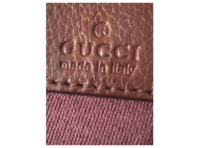 Borsa a mano Gucci GG Canvas e pelle Marrone - vista 4