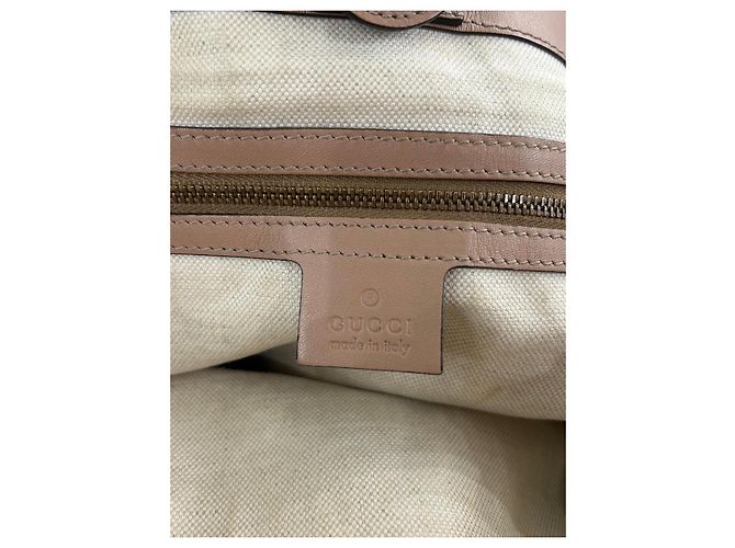 Borsa a mano Gucci Scarlett in pelle monogramma GG - Beige - vista 12