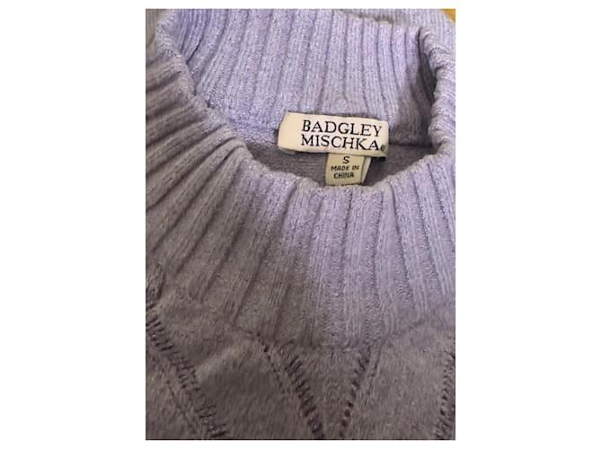 Badgley Mischka Lila Strickpullover - Ansicht 4