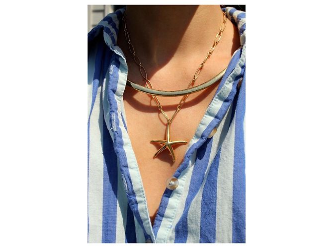 Collana Tiffany & Co. Elsa Peretti Starfish in oro giallo 18k D'oro - vista 2