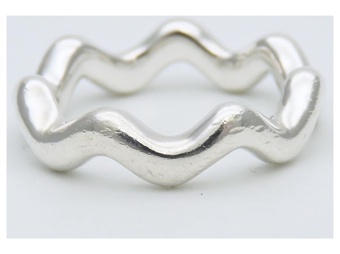 Tiffany & Co. Silberring mit Zigzag Wave Design - Ansicht 4