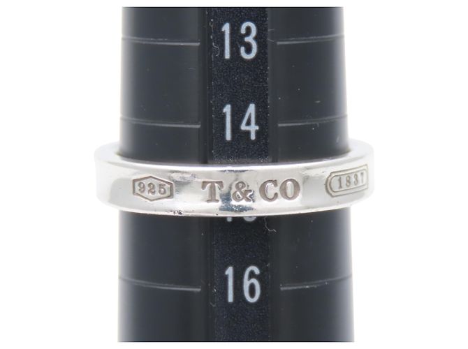 Tiffany & Co. 1837 schmaler Ring Silber - Ansicht 12