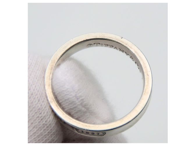 Tiffany & Co. 1837 schmaler Ring Silber - Ansicht 8
