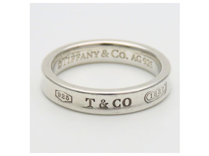 Tiffany & Co. 1837 Narrow Band Ring Silber - Ansicht 4