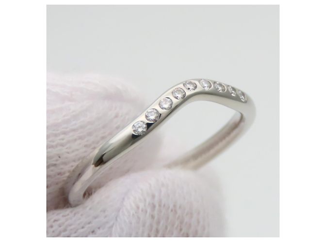 Tiffany & Co. Platin 950 Geschwungener Ring - Ansicht 8