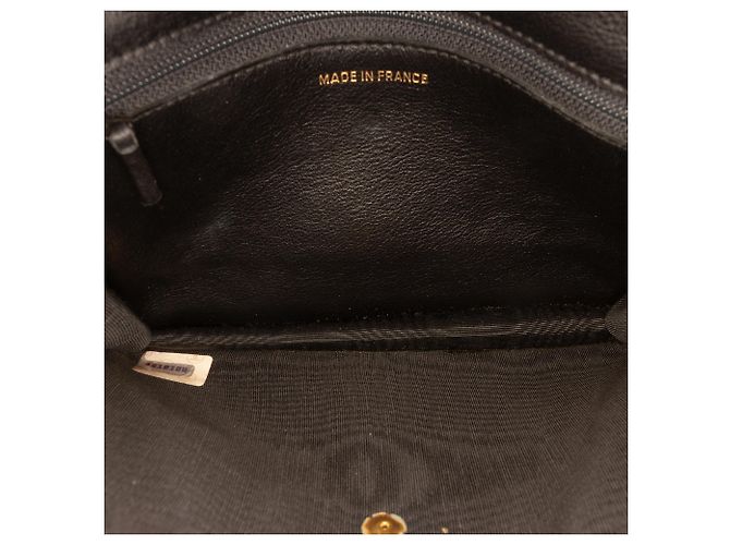 Clutch Chanel Black CC Satin Diamond Stitch Negro - vista 4