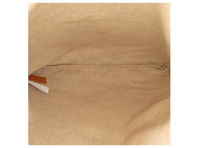 Hermès Beige Toile Aline Grooming Bag MM - vista 4