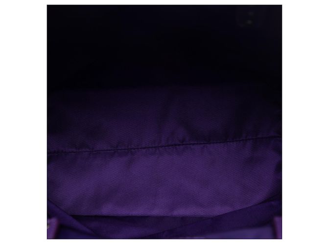 Tote verticale in nylon Intrecciolusion viola Bottega Veneta Porpora - vista 4