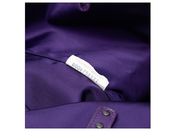 Tote verticale in nylon Intrecciolusion viola Bottega Veneta Porpora - vista 5