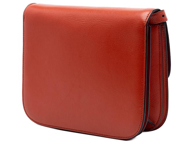 Céline Celine Red Medium Calfskin Classic Box Rosso - vista 2
