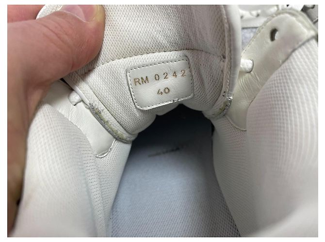 Céline Celine Leder-Sneaker Weiß/Silber - Ansicht 11