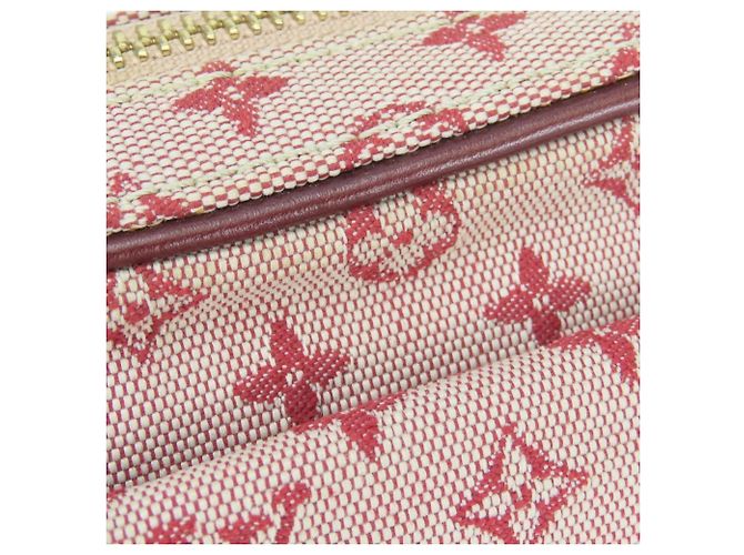 Borsa a Spalla Louis Vuitton Juliette Rosso Bordò - vista 10