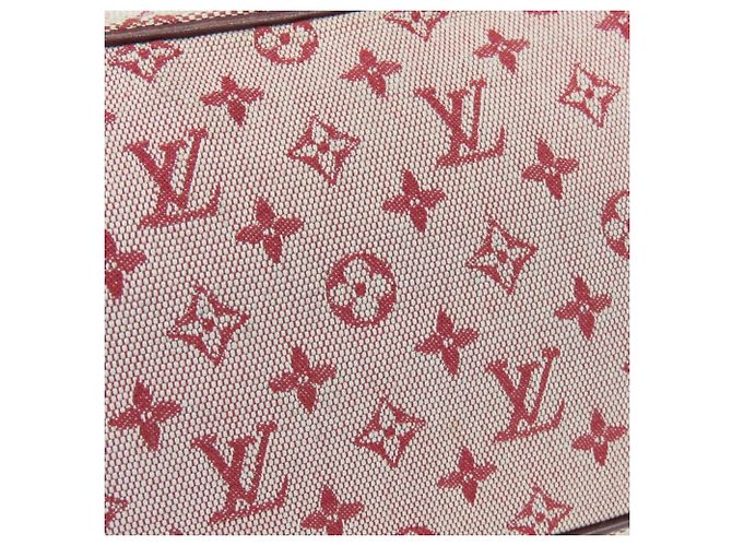 Borsa a Spalla Louis Vuitton Juliette Rosso Bordò - vista 11