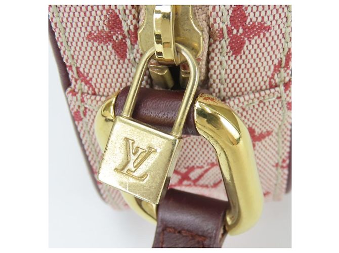 Borsa a Spalla Louis Vuitton Juliette Rosso Bordò - vista 16