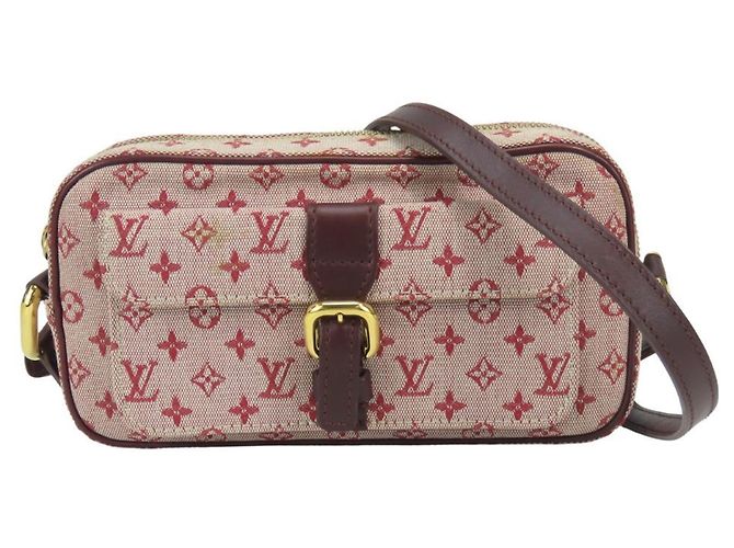 Borsa a Spalla Louis Vuitton Juliette Rosso Bordò - vista 2
