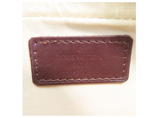 Borsa a Spalla Louis Vuitton Juliette Rosso Bordò - vista 20