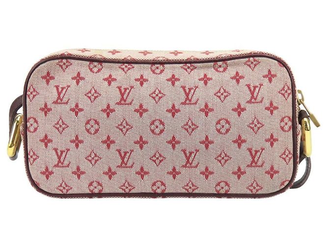 Borsa a Spalla Louis Vuitton Juliette Rosso Bordò - vista 4
