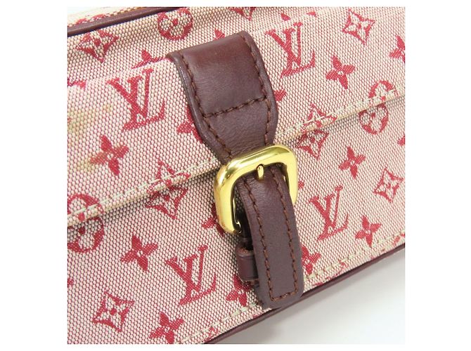 Borsa a Spalla Louis Vuitton Juliette Rosso Bordò - vista 6