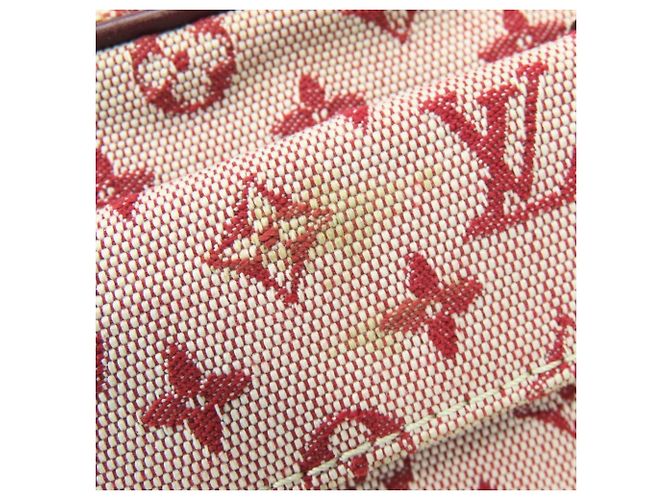 Borsa a Spalla Louis Vuitton Juliette Rosso Bordò - vista 7