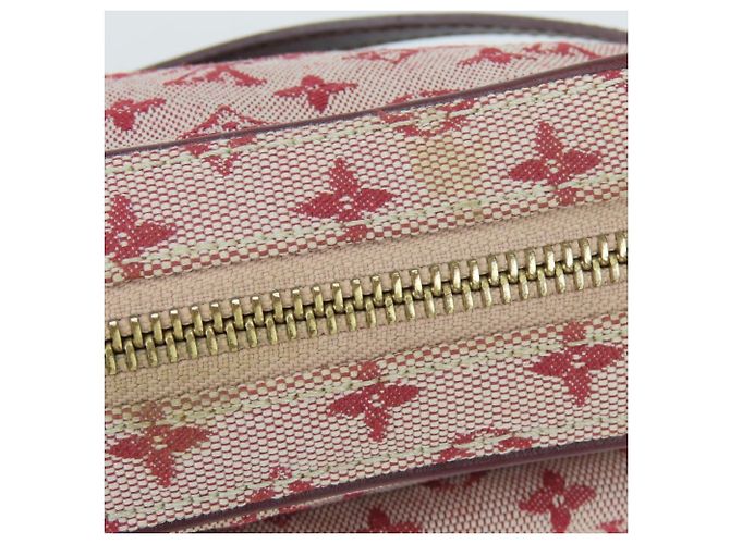 Borsa a Spalla Louis Vuitton Juliette Rosso Bordò - vista 9