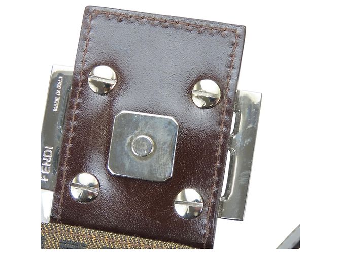 Zucca Bolso Bucket Fendi Mamma Castaño Negro - vista 18