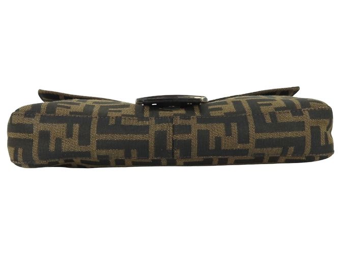 Zucca Bolso Bucket Fendi Mamma Castaño Negro - vista 5