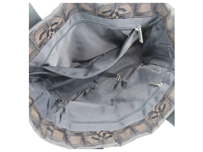 Chanel Tote Bag New Travel Line PM Schwarz Dunkelbraun - Ansicht 15