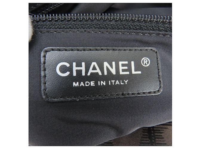 Chanel Tote Bag New Travel Line PM Schwarz Dunkelbraun - Ansicht 16