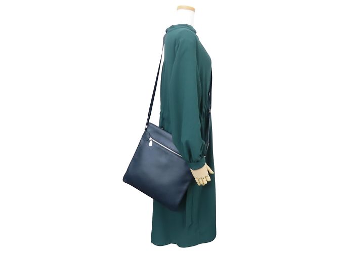 Borsa a Spalla Louis Vuitton Sasha Blu navy - vista 24