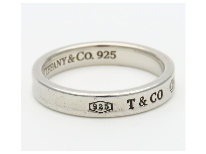 Tiffany & Co. 1837 schmaler Silberring - Ansicht 3
