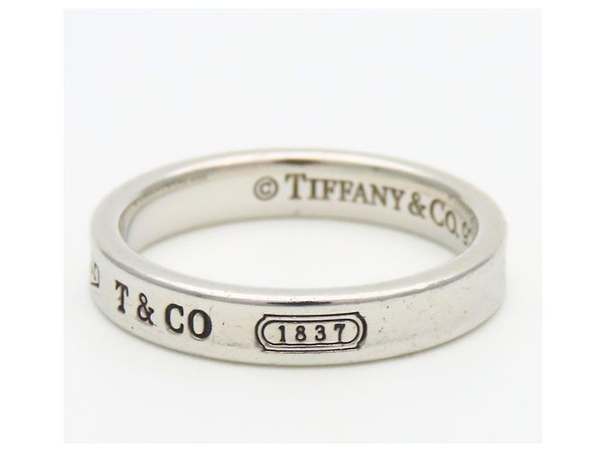 Tiffany & Co. 1837 schmaler Silberring - Ansicht 5
