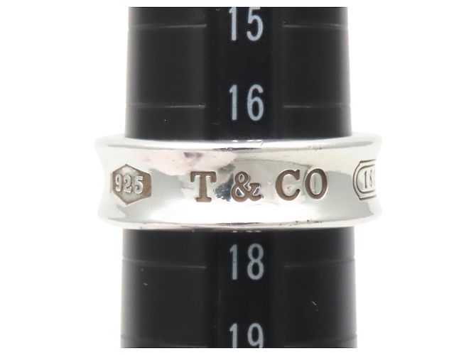 Tiffany & Co. 1837 Silver Band Ring Silvery - view 14
