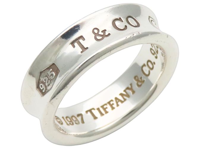 Tiffany & Co. 1837 Silver Band Ring Silvery - view 2