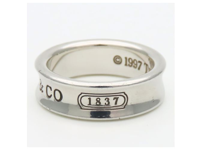 Tiffany & Co. 1837 Silver Band Ring Silvery - view 5