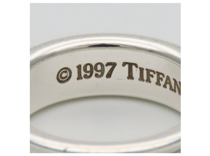 Tiffany & Co. 1837 Silver Band Ring Silvery - view 7