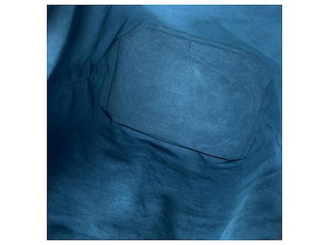 Borsa a tracolla Louis Vuitton in pelle Epi blu Toledo - vista 13