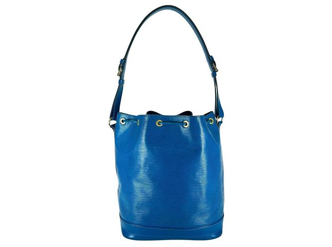 Borsa a tracolla Louis Vuitton in pelle Epi blu Toledo - vista 2