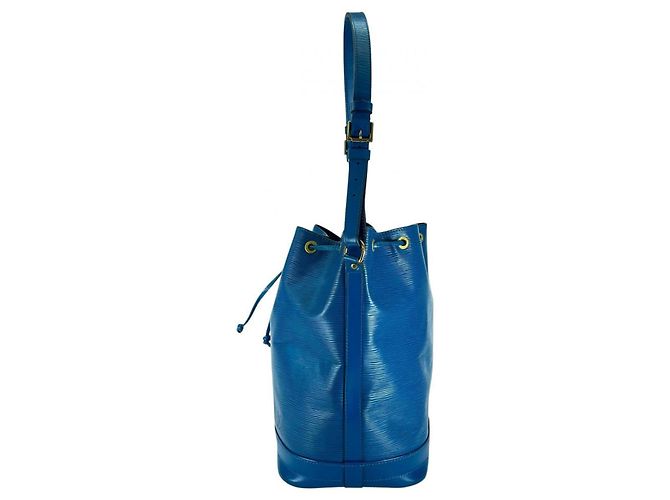 Borsa a tracolla Louis Vuitton in pelle Epi blu Toledo - vista 3
