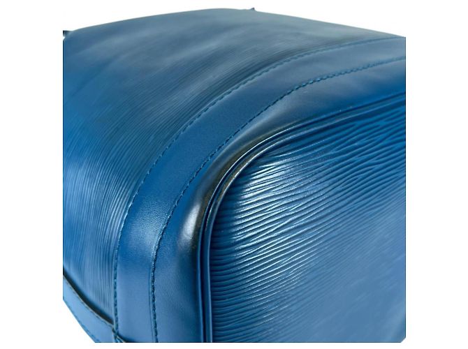 Borsa a tracolla Louis Vuitton in pelle Epi blu Toledo - vista 5
