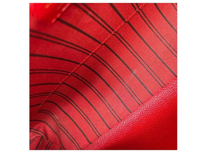 Borsa Louis Vuitton Cerise Montaigne MM Rosso - vista 17