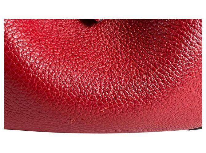 Borsa Louis Vuitton Cerise Montaigne MM Rosso - vista 18