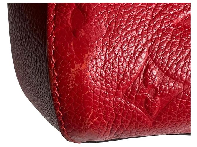 Borsa Louis Vuitton Cerise Montaigne MM Rosso - vista 19