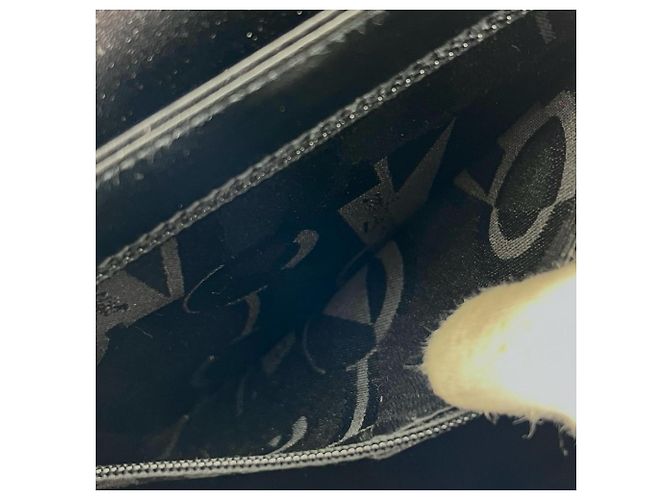 Borsa a mano compatta in pelle Gancini Salvatore Ferragamo Nero - vista 19
