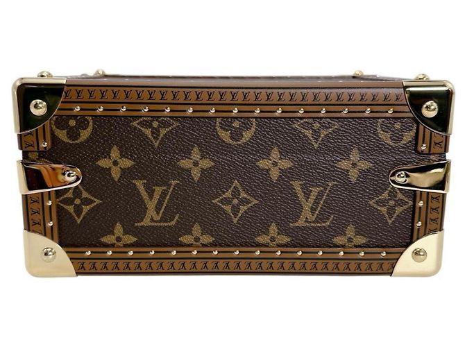 Louis Vuitton Petite Valise Handbag Brown Monogram - view 5