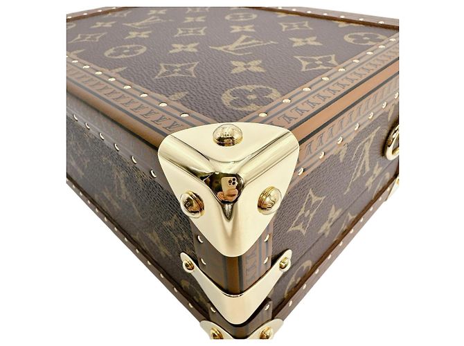 Louis Vuitton Petite Valise Handbag Brown Monogram - view 9