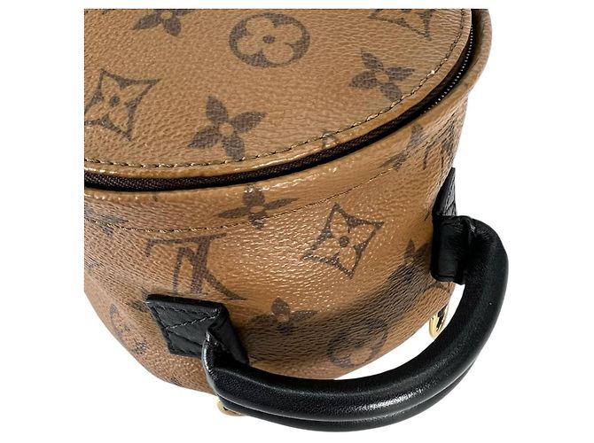Louis Vuitton MINI Monogram Reverse Palm Springs Leder Rucksack Braun - Ansicht 10